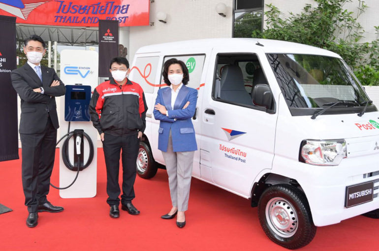 Mitsubishi, ไปรษณีย์ไทย และ OR ร่วมศึกษาการใช้รถยนต์พลังงานไฟฟ้า