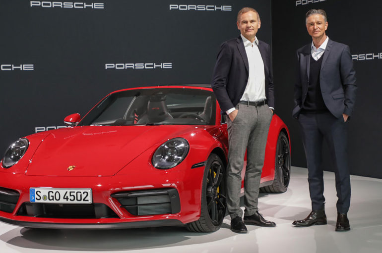 Porsche ประกาศผลิตรถพลังงานไฟฟ้า 80% ภายในปี 2030