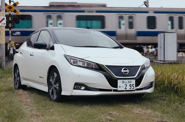 แบตเตอรี่ Nissan Leaf และประโยชน์สำหรับทางข้ามรถไฟในญี่ปุ่น