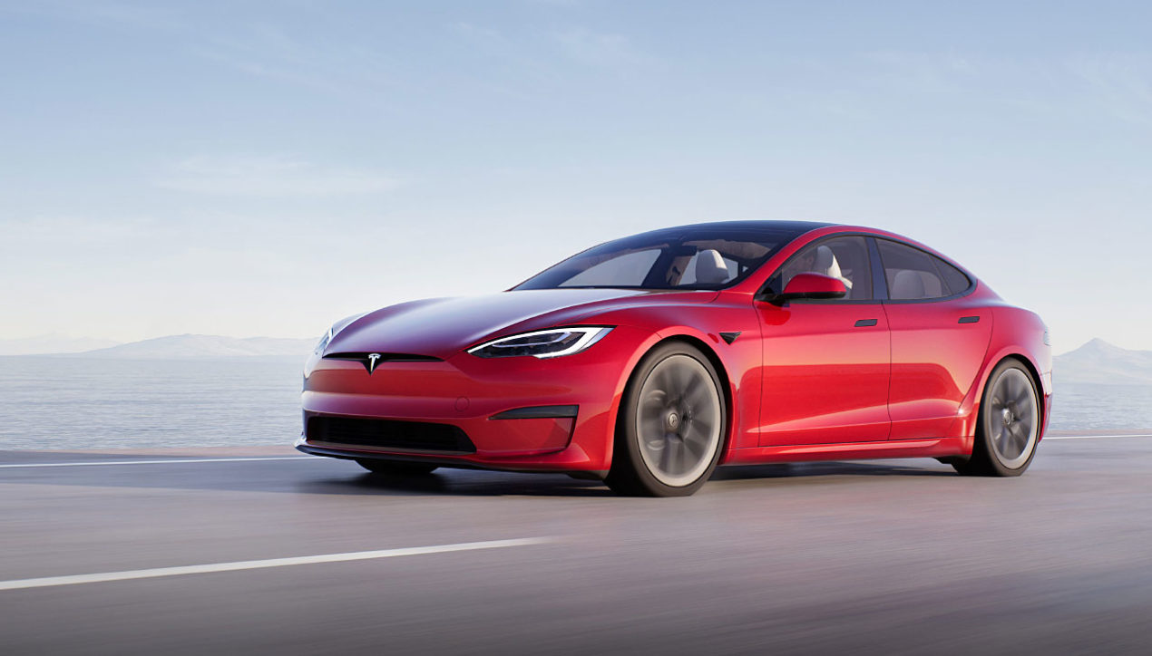 2021 Tesla Model S Plaid เพิ่มพลังเป็น 1,020 แรงม้า