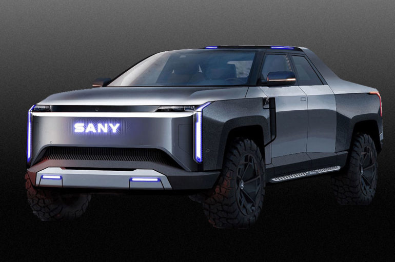 Sany เปิดบริษัทลูก และอาจเตรียมผลิตรถปิคอัพพลังงานไฟฟ้า