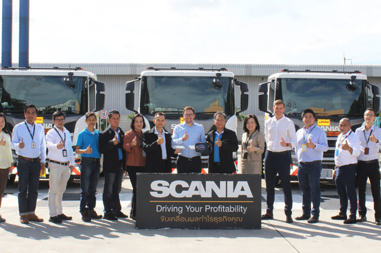 พงษ์ระวี วางใจใช้รถบรรทุก Scania ขนส่งวัตถุอันตรายอย่างยั่งยืน
