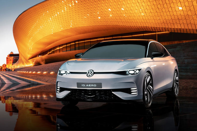 VW ID.Aero Concept ต้นแบบซีดานไฟฟ้ารุ่นใหม่คู่แข่ง Model 3