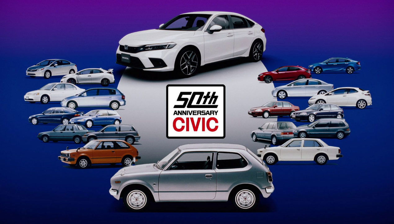 Honda ฉลอง 50 ปี Civic ซีดานที่มาพร้อม DNA ความสปอร์ต