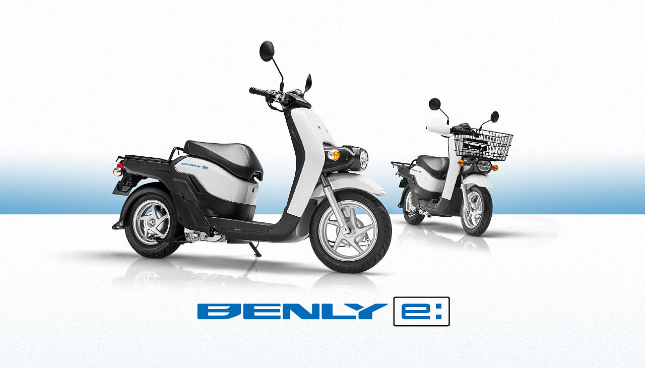 Honda Benly E Electric Scooter Off