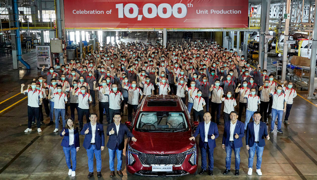 GWM ฉลองรถยนต์คันที่ 10,000 จากสายการผลิตในไทย