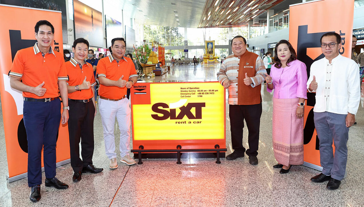 SIXT ประเทศไทย ปักหมุดรถเช่าสาขาใหม่ สนามบินน่านนคร