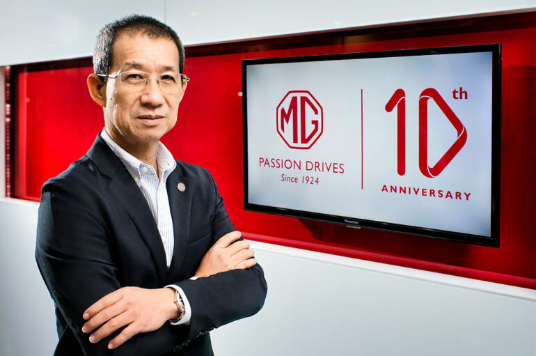 MG ตั้งเป้าขึ้นท็อป 5 ยานยนต์ไทย สานต่อการเป็นผู้นำรถไฟฟ้า