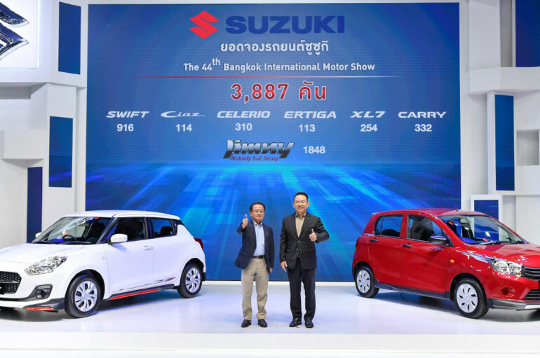Suzuki เผยยอดจองในงาน บางกอก มอเตอร์โชว์ 3,887 คัน