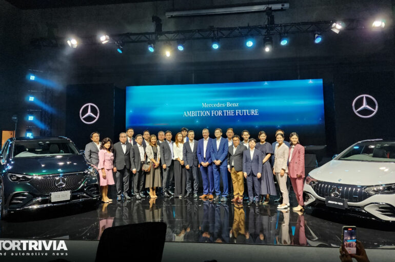 Mercedes ย้ำวิสัยทัศน์ EV ในไทย เปิดตัวรถพลังไฟฟ้า EQE 2 รุ่น