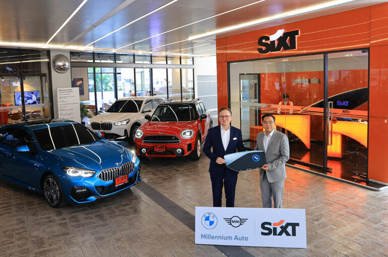 BMW และ Sixt ร่วมนำเสนอทางเลือกรถเช่าแบบพรีเมียม
