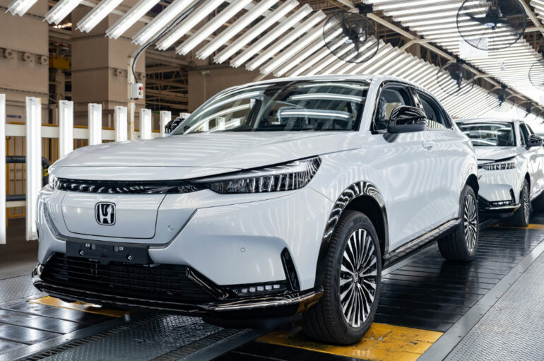 Honda เปิดสายการผลิตรถ SUV ไฟฟ้า Honda e:N1 ในประเทศไทย