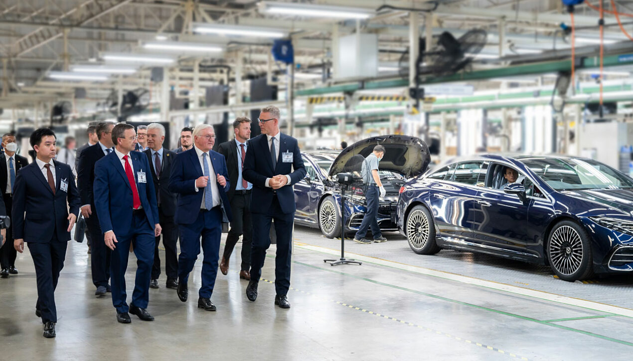 Mercedes-Benz ไทย ให้การต้อนรับประธานาธิบดีเยอรมนีฯ