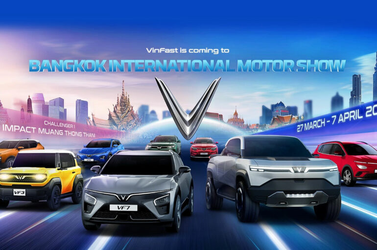 VinFast เตรียมจัดแสดงรถ 7 รุ่นในงานบางกอก มอเตอร์โชว์ 2024