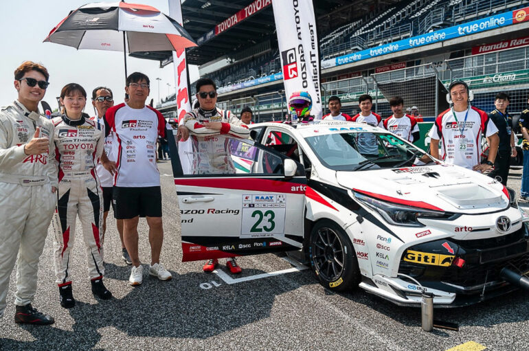 Toyota Gazoo Racing ประเดิมแชมป์สนามแรก RAAT ที่บุรีรัมย์