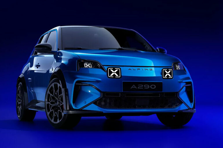 2025 Alpine A290 ฮอทแฮทช์ไฟฟ้าพื้นฐาน Renault 5 E-Tech