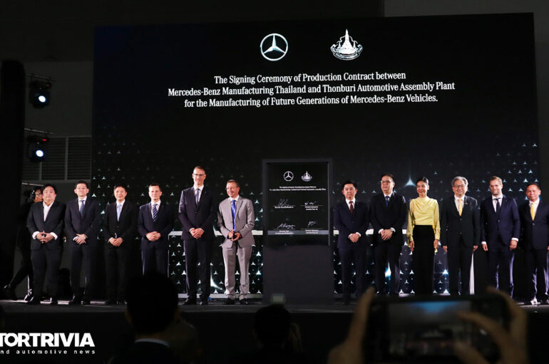 Mercedes ต่อสัญญา 10 ปี ขยายฐานการผลิตรถพลังงานไฟฟ้าในไทย